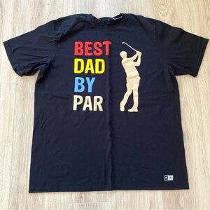 Russell Athletic Best Dad By Par Graphic T-shirt Sz XL